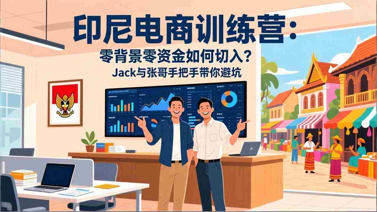 （17533期）印尼电商训练营：零背景零资金如何切入？Jack与张哥手把手带你避坑-网创资源