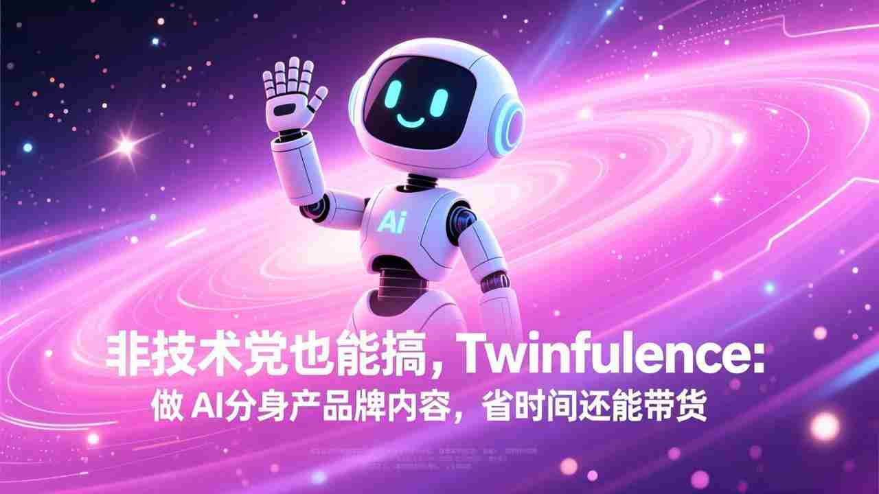 （17381期）非技术党也能搞!Twinfluence:做 AI 分身产品牌内容,省时间还能带货-网创资源