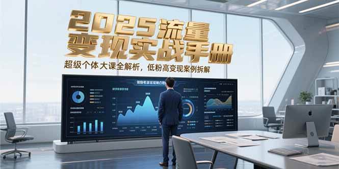 2025流量变现实战手册，超级个体大课全解析，低粉高变现案例拆解-网创资源