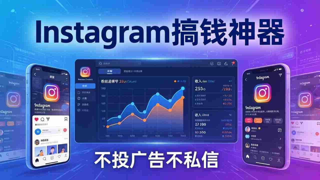 （17731期）Instagram搞钱神器：月涨6万粉+月入5万刀，不投广告不私信，靠算法+低价产品-网创资源