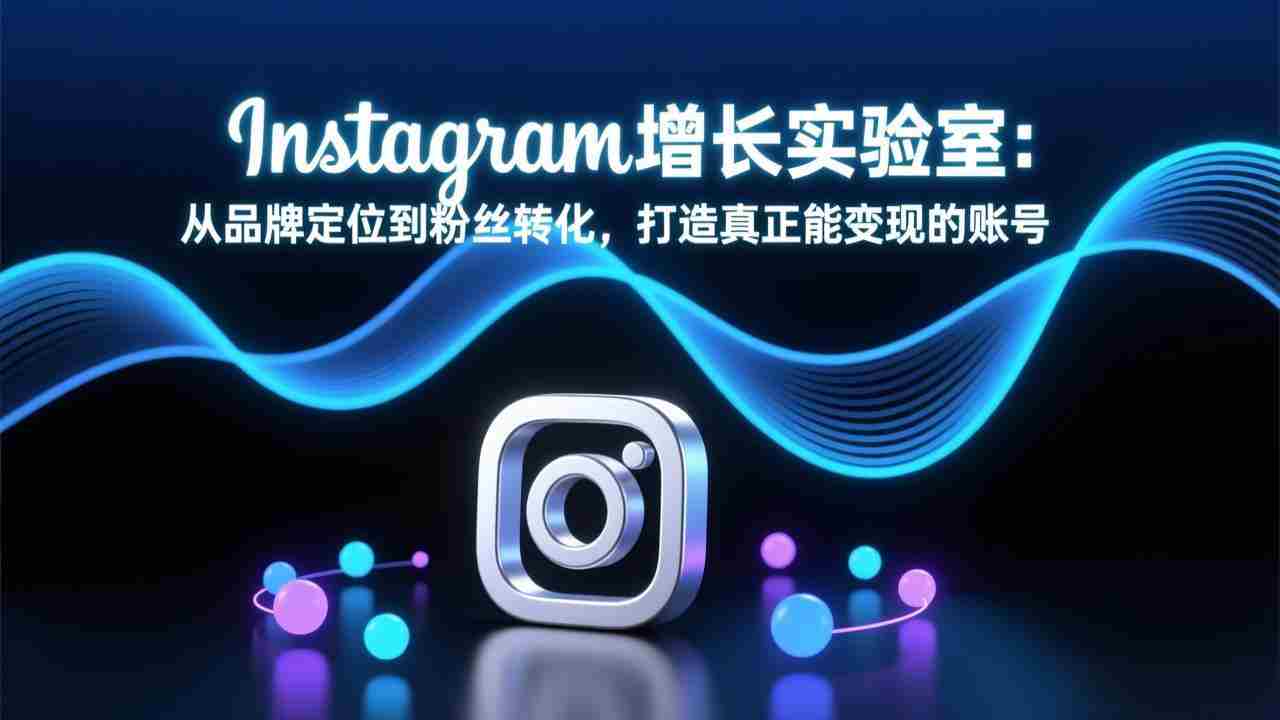 （17522期）Instagram增长实验室：从品牌定位到粉丝转化，打造真正能变现的账号-网创资源
