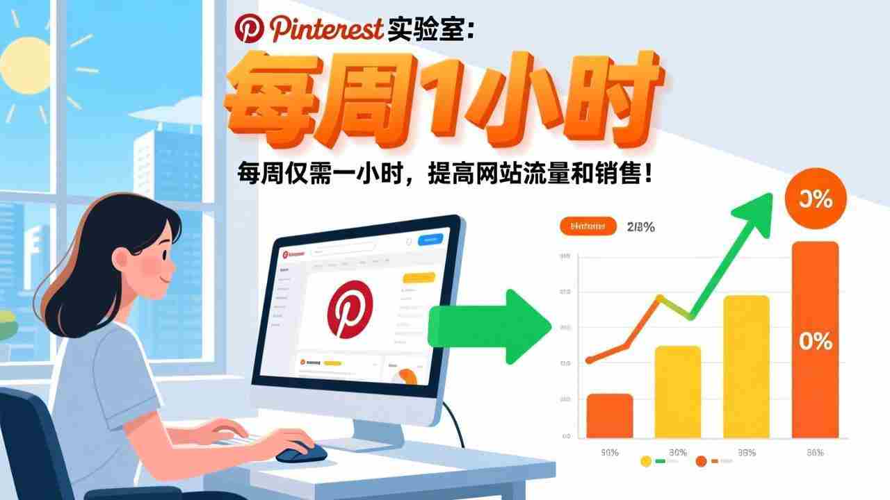（17505期）Pinterest实验室：每周仅需一小时，提高网站流量和销售！-网创资源