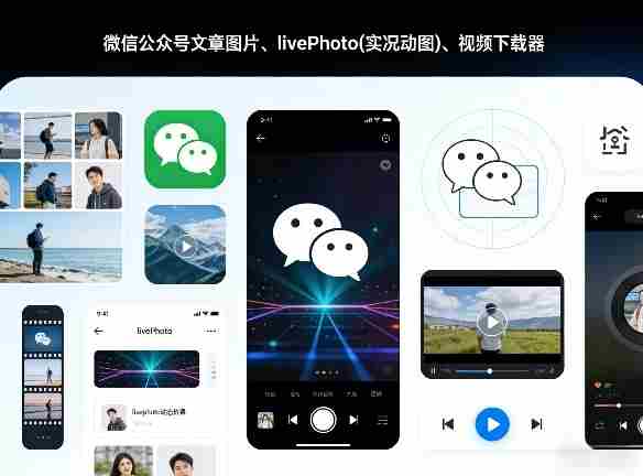 微信公众号文章图片、livePhoto(实况动图)、视频下载器-网创资源