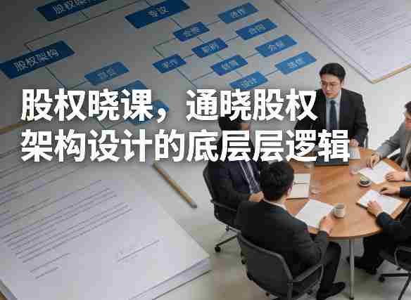 股权晓课，通晓股权架构设计的底层逻辑-网创资源