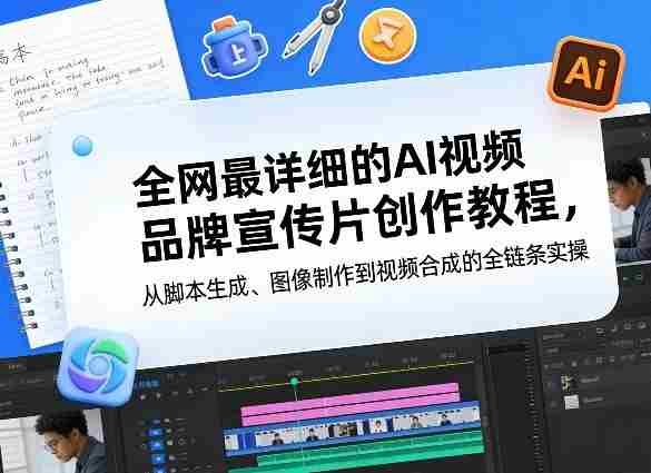 全网最详细的AI视频品牌宣传片创作教程，从脚本生成、图像制作到视频合成的全链条实操-网创资源