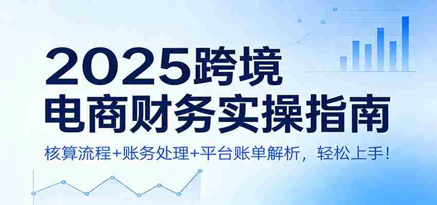 2025跨境电商财务实操指南：核算流程+账务处理+平台账单解析，轻松上手！-网创资源