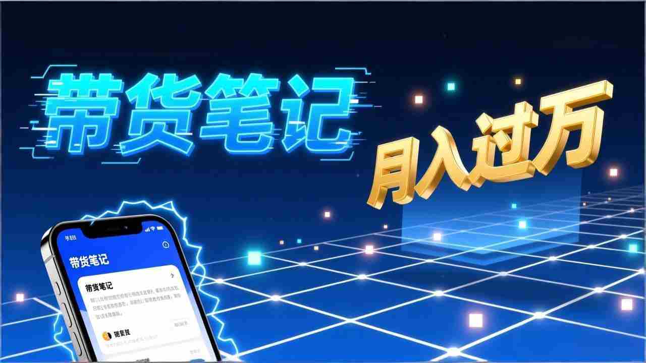 （17229期）小红书爆款笔记带货实战：拆解封面标题正文全要素，手把手教你单篇笔记带货月入过万-网创资源