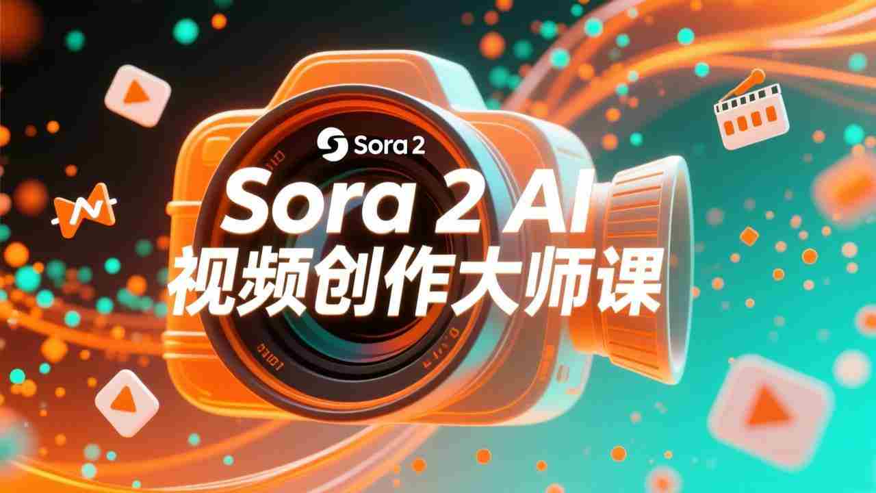 （17081期）如何利用Sora 2创建流行AI人工智能视频大师班教程：掌握创作全流程，产出百万播放内容-网创资源