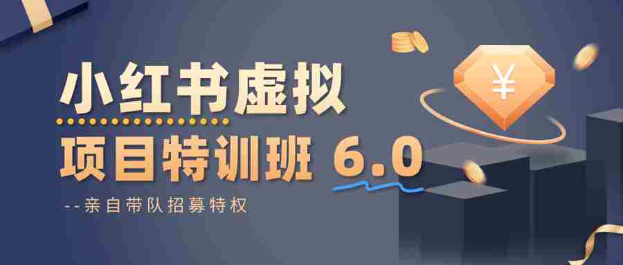 小红书虚拟项目特训班6.0 ，养号/选品/自动发货/爆款笔记（含40节视频课）-网创资源