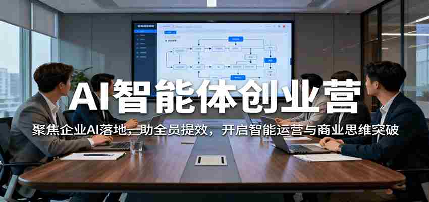 AI智能体创业营：聚焦企业AI落地，助全员提效，开启智能运营与商业思维突破-网创资源