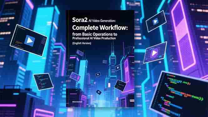 （16758期）Sora2 AI视频生成的系统教程（英文版）：从基础操作到专业级AI视频制作的完整工作流-网创资源