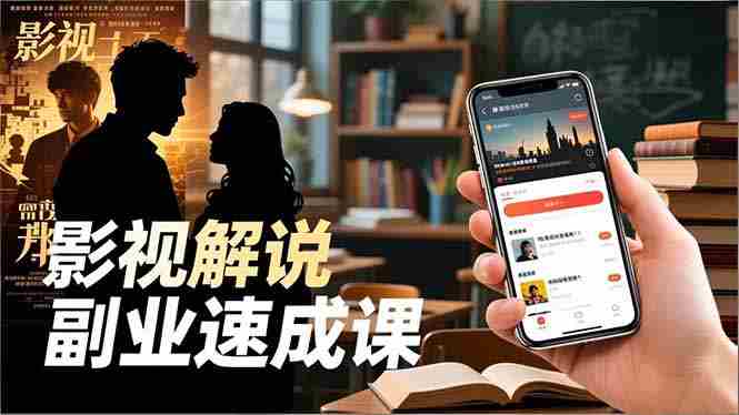 （16740期）Tk影视解说副业速成课，软件安装、全流程实操、爆款预设，新手两周变现-网创资源