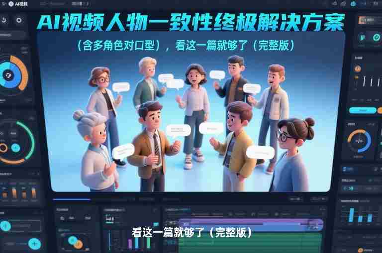 AI视频人物一致性终极解决方案（含多角色对口型），看这一篇就够了（完整版）-网创资源