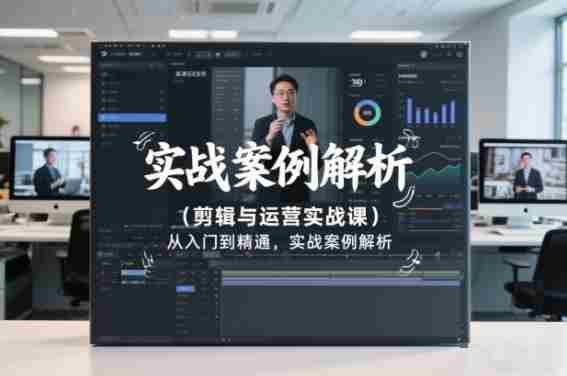 剪辑与运营实战课，从入门到精通，实战案例解析（更新2026）-网创资源