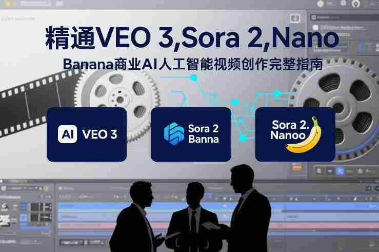 精通VEO 3，Sora 2，Nano Banana商业AI人工智能视频创作完整指南-网创资源
