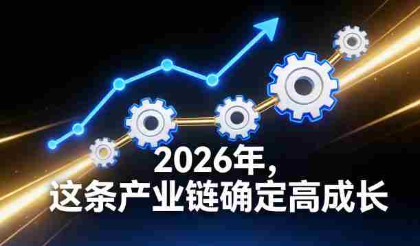 付费文章：2026年，这条产业链确定高成长-网创资源
