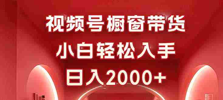 （16248期）视频号橱窗带货，小白轻松入手，日入2000+-网创资源