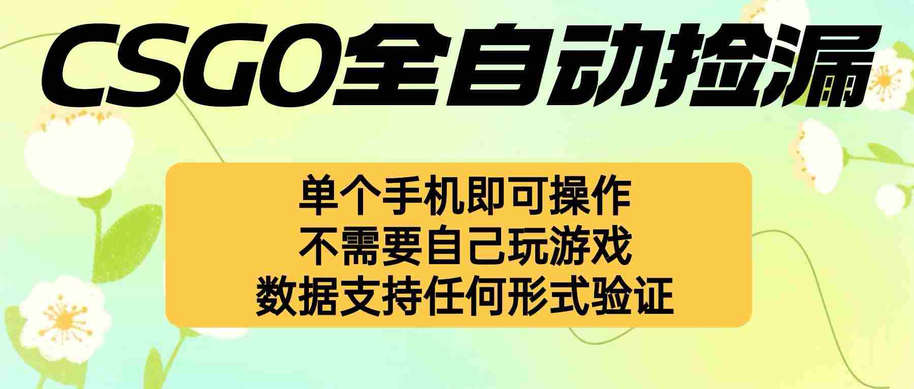 （16207期）自动挂机捡漏，不用自己挂机不用玩游戏，一个手机即可操作。新手小白轻…-网创资源