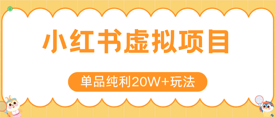 小红书虚拟电商新玩法，实现单品纯利20W+，可矩阵放大操作！-网创资源