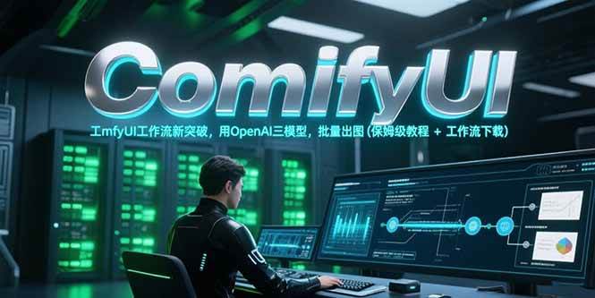 ComfyUI工作流新突破，用OpenAI三模型，批量出图(保姆级教程+工作流下载)-网创资源