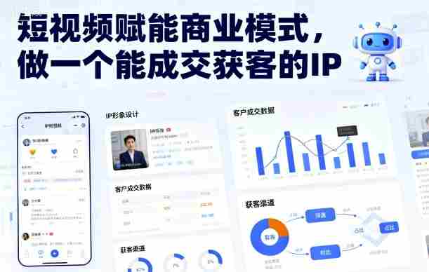短视频赋能商业模式，做一个能成交获客的IP（更新）-网创资源