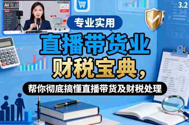直播带货业财税宝典，帮你彻底搞懂直播带货及财税处理-网创资源