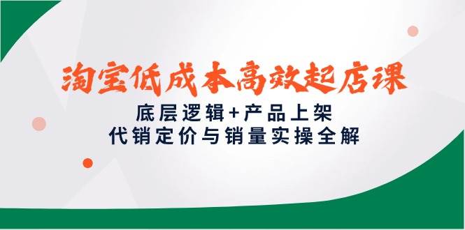 小红书电商0-1课，开店选品全流程，多平台素材处理与爆款笔记制作-网创资源