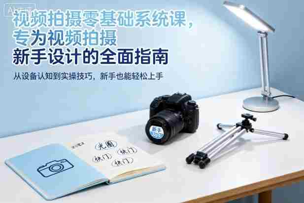 视频拍摄零基础系统课，专为视频拍摄新手设计的全面指南-网创资源