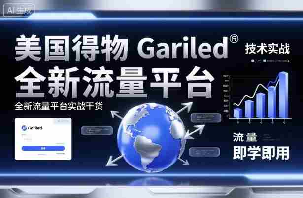 美国得物Gariled技术实战，全新流量平台​实战干货，即学即用-网创资源