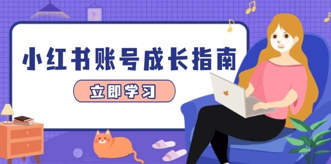 小红书账号成长指南，爆款选题+精准定位+数据分析，系统提升账号变现能力-网创资源