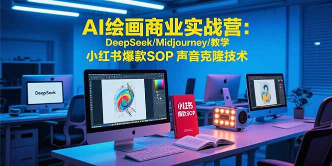 （15460期）AI绘画商业实战营：DeepSeek/Midjourney/教学 小红书爆款SOP 声音克隆技术-网创资源