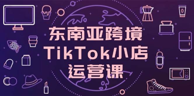 东南亚跨境TikTok小店运营课，掌握店铺设置与流量转化核心技巧-网创资源