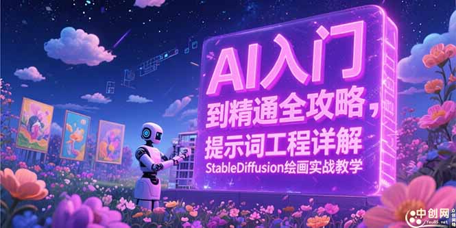 （15181期）AI入门到精通全攻略，提示词工程详解，StableDiffusion绘画实战教学-网创资源