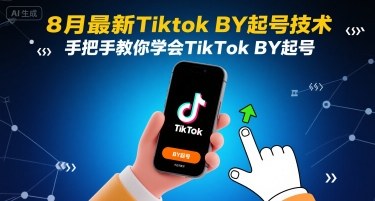 8月最新Tiktok搬运起号技术，手把手教你学会TikTok搬运起号-网创资源