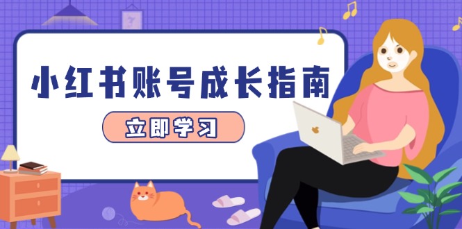 （14650期）小红书账号成长指南，爆款选题+精准定位+数据分析，系统提升账号变现能力-网创资源