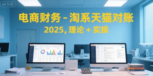 电商财务-淘系天猫对账2025，理论+实操-网创资源