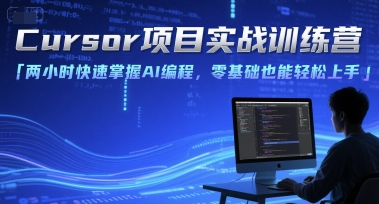 Cursor项目实战训练营，两小时快速掌握AI编程，零基础也能轻松上手-网创资源
