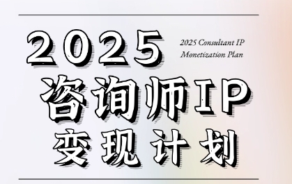 7天构建咨询师变现系统，2025咨询师IP变现计划训练营-网创资源