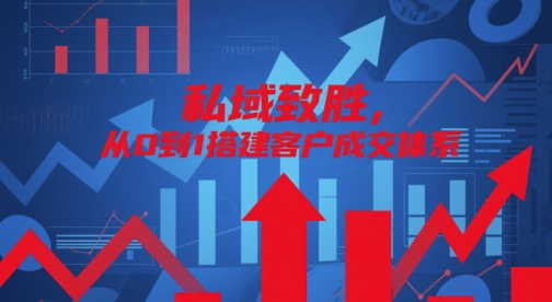 私域致胜，从0到1搭建客户成交体系-网创资源