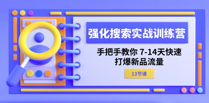 强化搜索实战训练营，手把手教你7-14天快速打爆新品流量（13节课）-网创资源