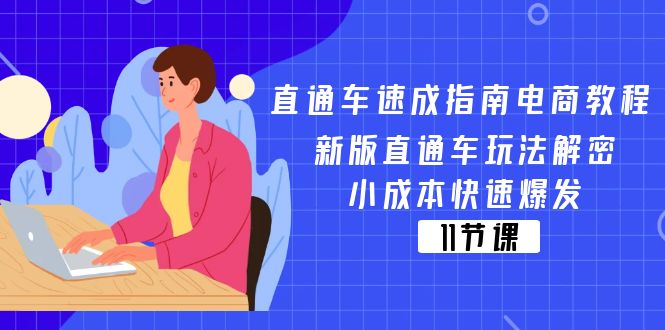 淘宝直通车速学手册电商教程：新版本淘宝直通车游戏玩法破译，低成本迅速暴发（11节）-网创资源