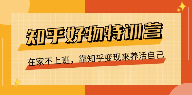 知乎好物夏令营，在家里不工作，靠知乎问答转现来维持生计（16节）-网创资源