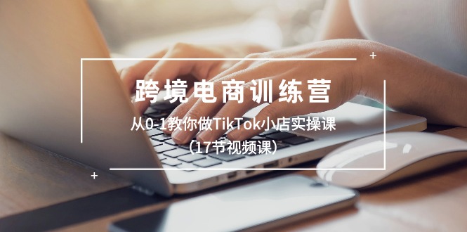 跨境电商训练营：从0-1教你做TikTok小店实操课（17节视频课）-网创资源