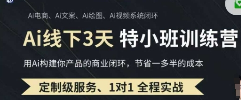 AI实操培训第20-21期线下，0基础保姆级教程，3月最新整理，企业获客、降本增效、打造超级个体-网创资源