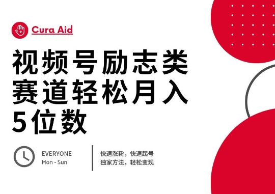 视频号励志类赛道快速涨粉500+，快速起号，轻松变现月入过W-网创资源