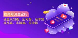 （14124期）微信视频号总流量登陆密码：包含认知能力篇、养号篇、销售话术篇、选款篇、实际操作篇、投流篇-中创网_专注互联网创业,项目资源整合-网创资源
