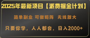 （14518期）2025年最新投资项目【派费掘金队方案】使用方便，日入2000-中创网_专注互联网创业,项目资源整合-网创资源