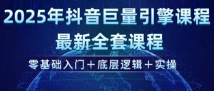 （14364期）2025年抖音视频磁力引擎ad投流全新升级课程内容，零基础入门 底层思维 实际操作-网创资源