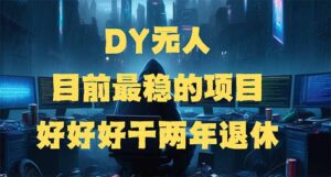 （14263期）DY没有人，现阶段比较稳定项目，引流矩阵变大边旅行边挣钱，好努力工作2年离休-网创资源
