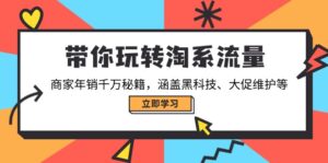 （14109期）带你玩转淘宝总流量，店家年销一定秘笈，包含高科技、大促销管理等-网创资源
